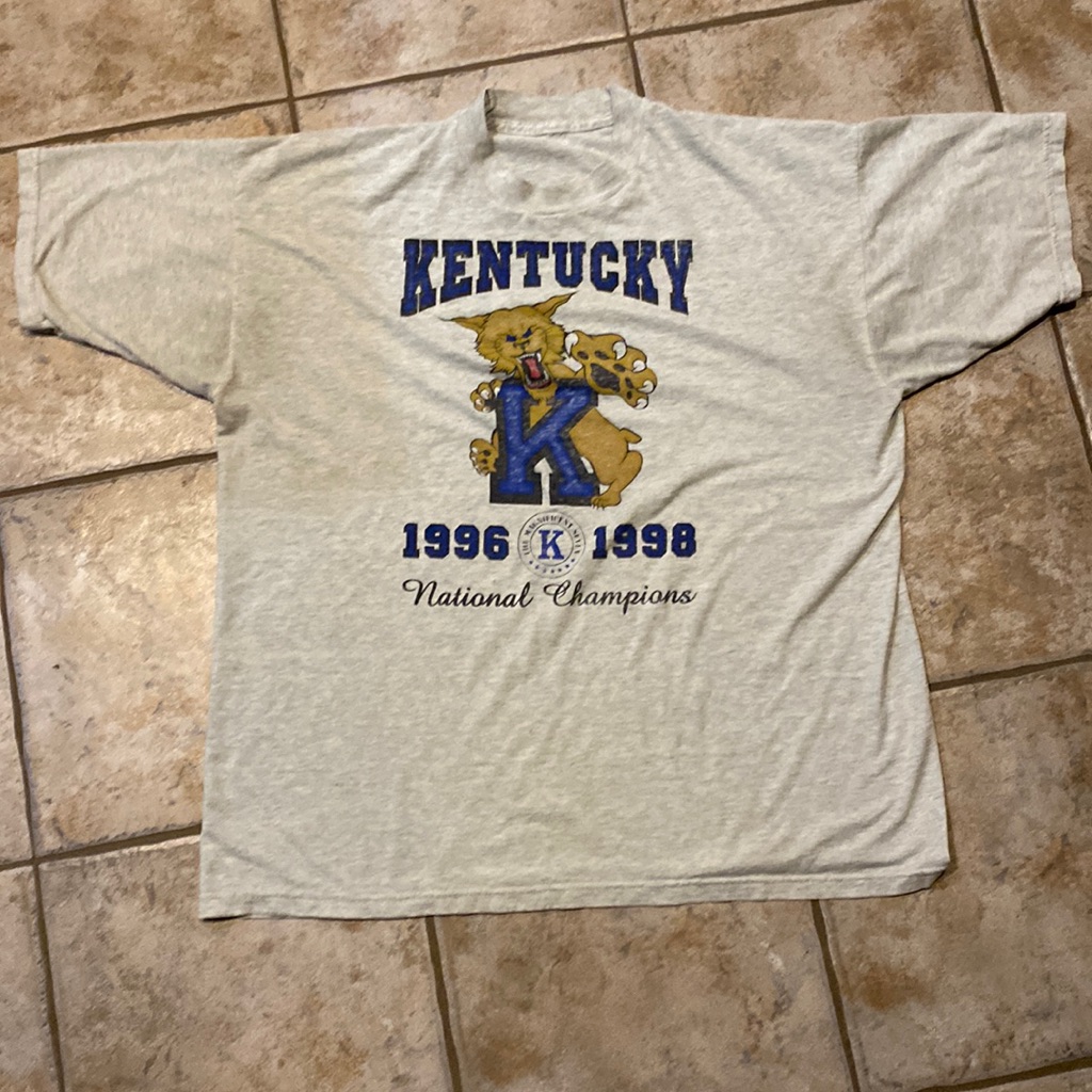 Mens Kentucky Wildcats Basketball Championship TShirt Size Xl Bbn Mens Kentucky Wildcats Basketball Championship TShirt Size Xl Bbn